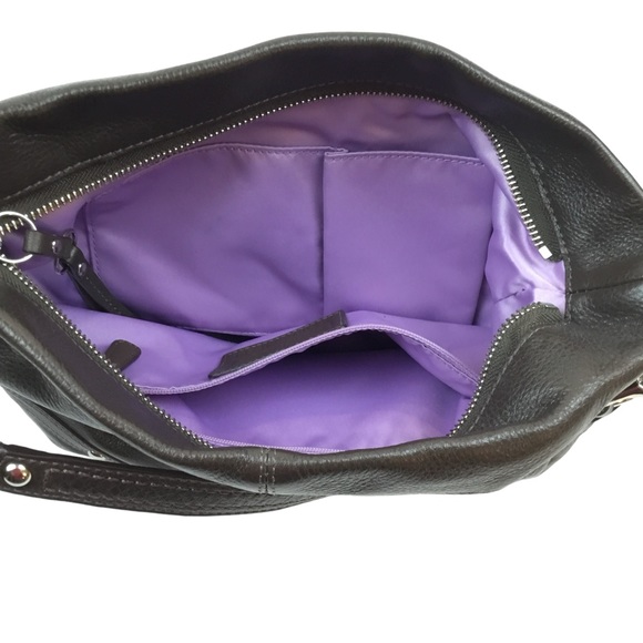 Coach Carly Brown Leather Shoulder Bag F1073-F15251 - Picture 7 of 10